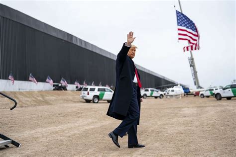 Trump Touts Immigration Crackdown In Visit To South Texas Border Wall