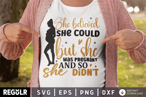 She Believed She Could But She Was Svg Graphic By Regulrcrative · Creative Fabrica