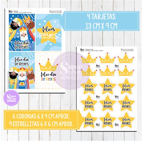 Kit Imprimible Reyes Magos Estrellitas Supernova Imprimibles