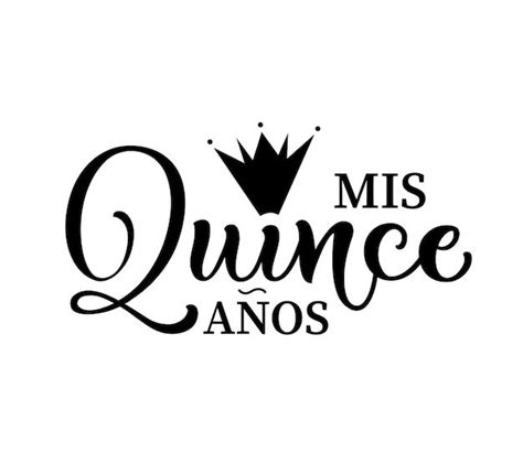 Mis Quince Anos Caligrafía Para Celebrac Premium Vector Freepik