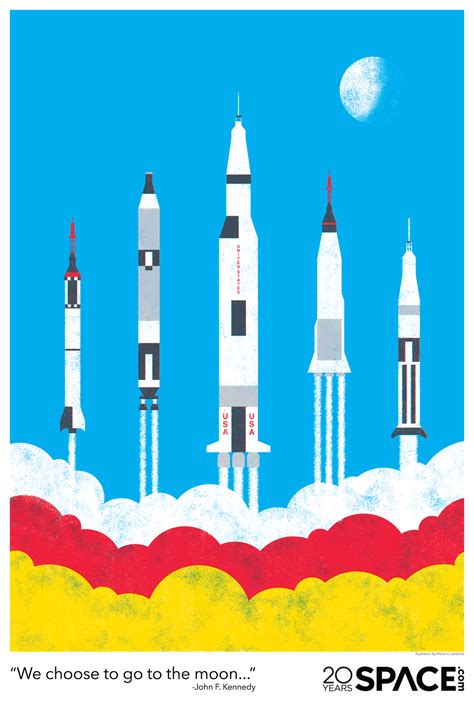 Debuts New Series Of Free Posters To Celebrate Nasa