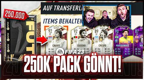 Omg 3x Icon Gezogen 😍 250k Pack GÖnnt 😱 Fifa 23 Black Friday World