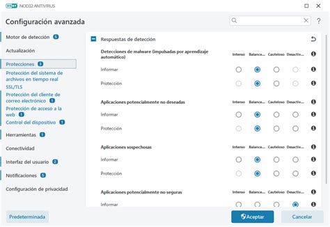 Configuración avanzada ESET NOD32 Antivirus 17 Ayuda en línea de ESET