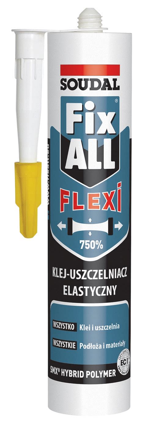 SOUDAL FIX ALL FLEXI KLEJ MONTAŻOWY BIAŁY 290ml 102840 Cena Opinie