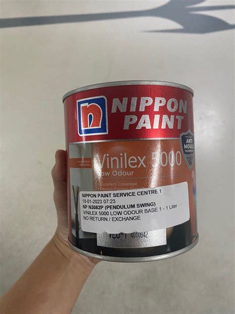 Brand New Nippon Vinilex Paint Pendulum Swing Litre Furniture