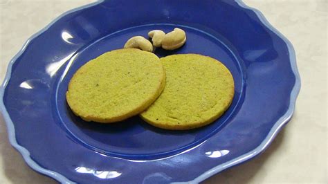 Kaju Badam Puri Recipe Video Almond Cashew Cookies Without Flour