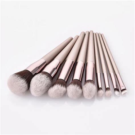 APPLICATEURS DE MAQUILLAGE 9PCS XB Brush Set Ensemble De Pinceaux De