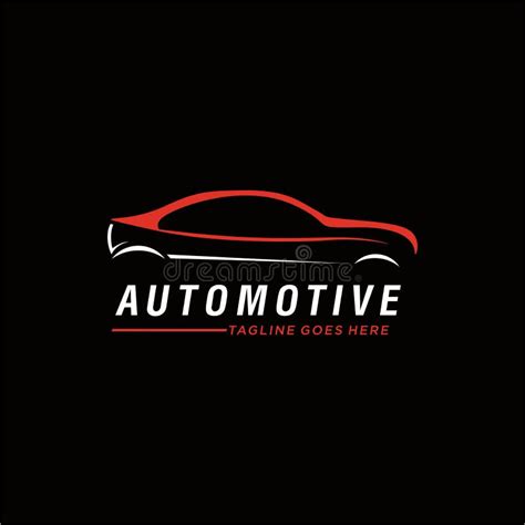 Ilustración Vectorial De La Plantilla Del Logotipo Automotor Del