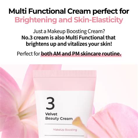 Numbuzin No3 Velvet Beauty Cream 50ml Lifestyle In Cloud Uae