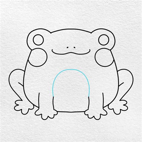 How To Draw A Cartoon Frog Helloartsy