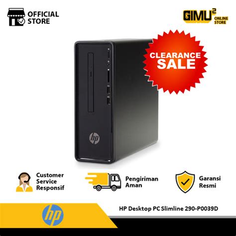 Jual Hp Desktop Pc Slimline P D Intel G Gb Tb Hdd Hd