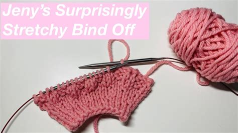 Knitting tutorial: Jeny’s Surprisingly Stretchy Bind Off - JSSBO - YouTube