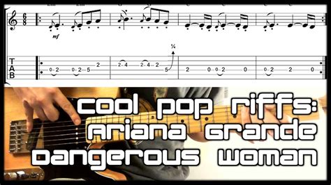 Dangerous Woman Guitar Tutorial Intro Riff With Tab YouTube