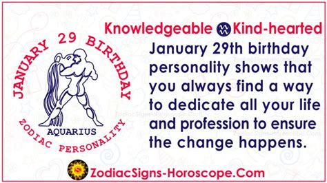 January 29 Zodiac (Aquarius) Horoscope Birthday Personality and Lucky ...