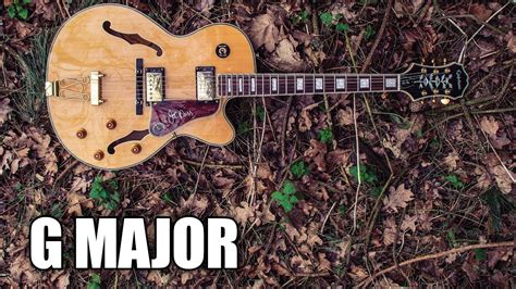 G Major Backing Track Acoustic Guitar Winter Leaves Youtube