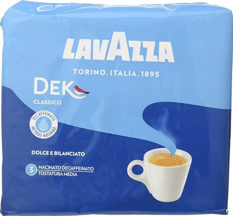 Lavazza Caffè Macinato Decaffeinato Classico, 2 x 250g : Amazon.it ...