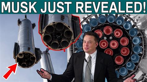 Elon Musk Just Revealed New Starship S Raptor Engines Youtube