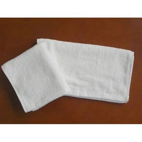 White Plain Cotton Face Towel At Rs 15 Piece In Panipat Id 16760160897