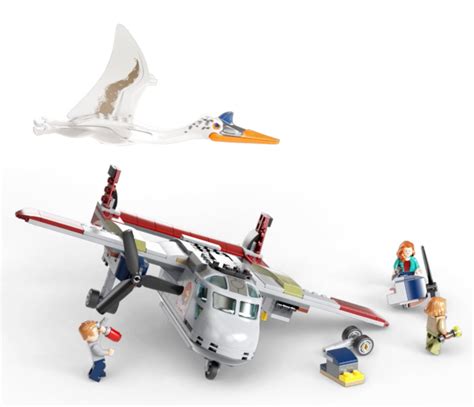 Brickfinder Lego Jurassic World Quetzalcoatlus Plane Ambush