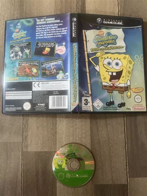 SPONGEBOB BATTLE FOR Bikini Bottom Gamecube German Version PAL No Manual 25 00 PicClick UK