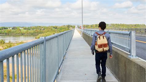 Fall Day Trip Pick A Pedestrian Bridge And Walk Over The Hudson River