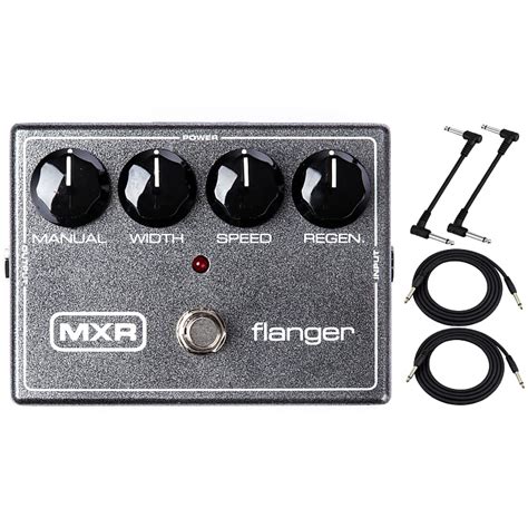 Mxr M117r Flanger Guitar Effects Pedal With Cables Reverb