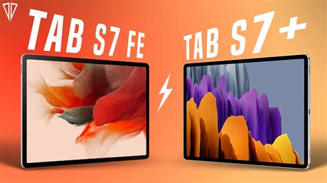 Samsung Galaxy Tab S7 Fe Vs Galaxy Tab S7 Youtube