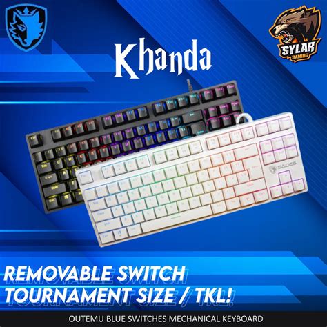 Jual Sades Khanda Rgb Tkl Removable Mechanical Keyboard Shopee Indonesia