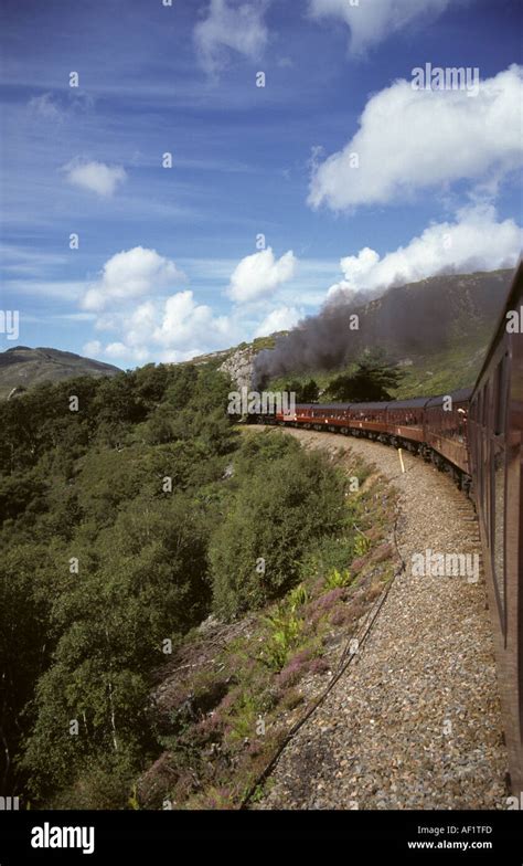 The Jacobite Steam Train Scotland Stock Photo - Alamy