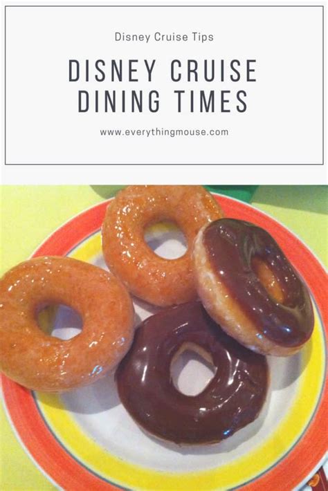 Disney Cruise Dining Times Explained - EverythingMouse Guide To Disney