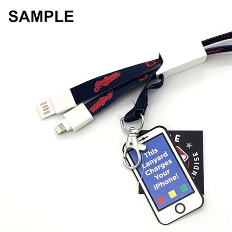 Milwaukee Brewers 21 Inch Charging Lanyard For Iphone