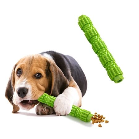 eccomum Dog Chew Toy for Aggressive Chewers Pet Dog Food Dispensing Rod ...