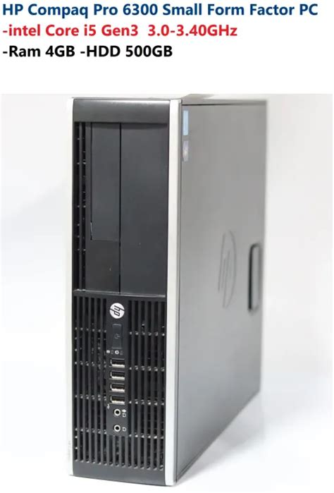 Hp Compaq Pro Small Form Factor Pc Intel Core I Gen Ghz