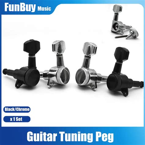 Locked String Tuning Pegs E Key Cabe As De M Quina Para Guitarra El