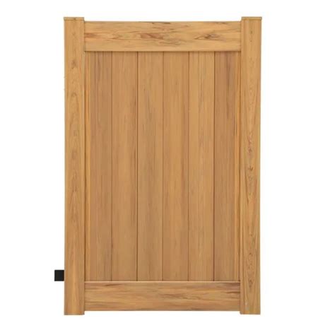 Veranda Linden 4 Ft W X 6 Ft H Cypress Vinyl Un Assembled Fence Gate