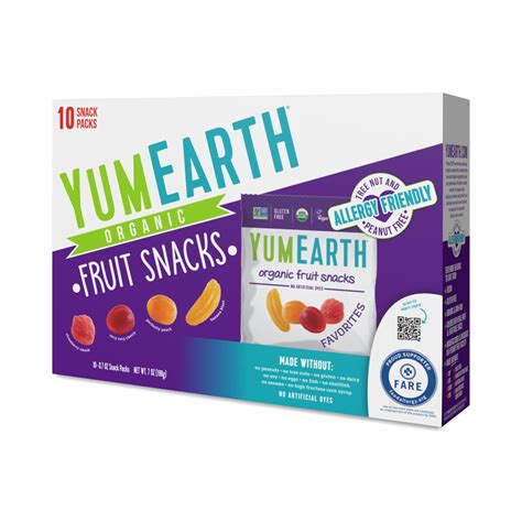 Yumearth Organic Fruit Snacks Favorites Snack Pack Thrive Market