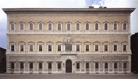 Façade of the Farnese Palace 1548 - Palazzo Farnese, Rome | Renaissance ...