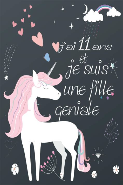 Buy J Ai Ans Et Je Suis Une Fille G Niale Licorne Carnet De Notes