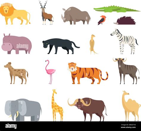 Savanna Animals Clipart Cartoon