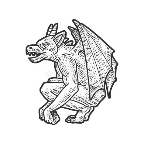 Simple Gargoyle Drawings