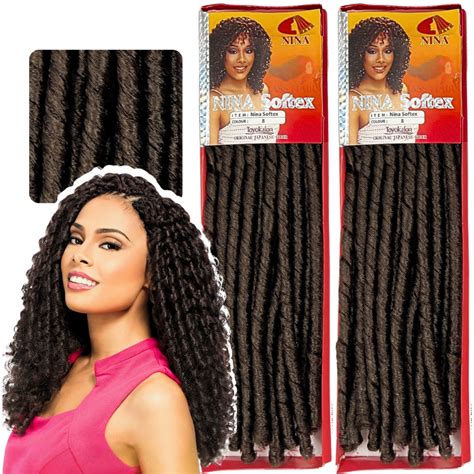 Kit Pacotes Cabelo Nina Softex Original Crochet Braid Shopee Brasil