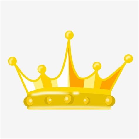 Crowns Clipart PNG Images, Golden Crown Beautiful Crown Hand Painted ...