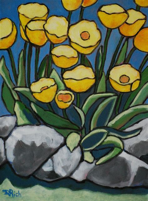 "Tulips" (Original art by PAINTINGS BY DEBORAH RICH)