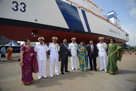 Larsen Toubro Launches Offshore Patrol Vessel For Indian Coast Guard