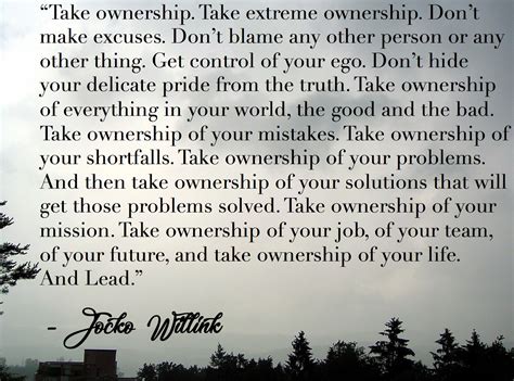 Leadership Quotes Jocko Willink