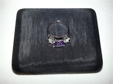 AMETHYST GEMSTONE 925 FAS STERLING SILVER RING | Collectors Weekly