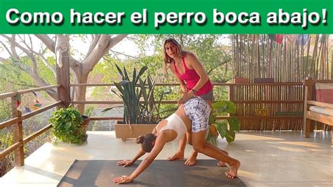 Como Hacer El Perro Boca Abajo Yoga Con Marin Youtube