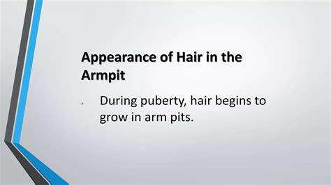 Stages And Signs Of Puberty Ppt