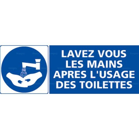 Panneau Lavez Vous Les Mains Après Lusage Des Toilettes