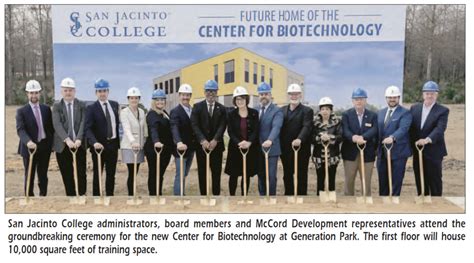 New San Jacinto College Biotech Center At Generation Park North